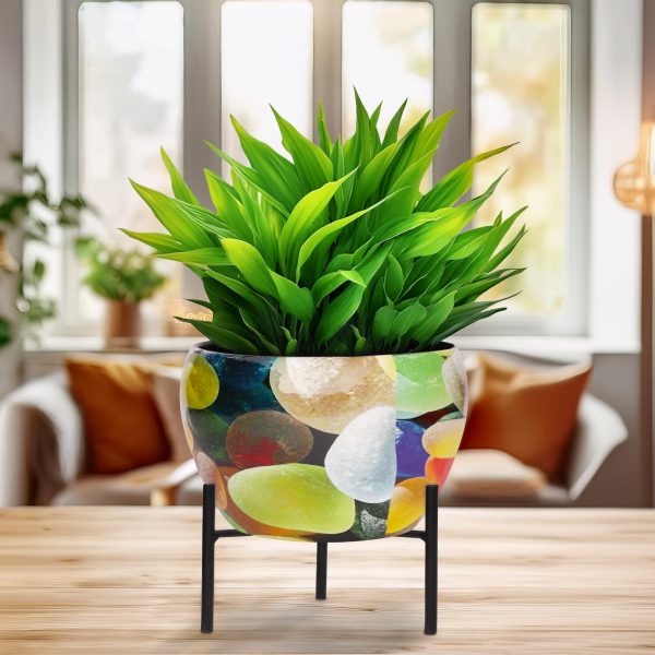 Printed Flower Pot