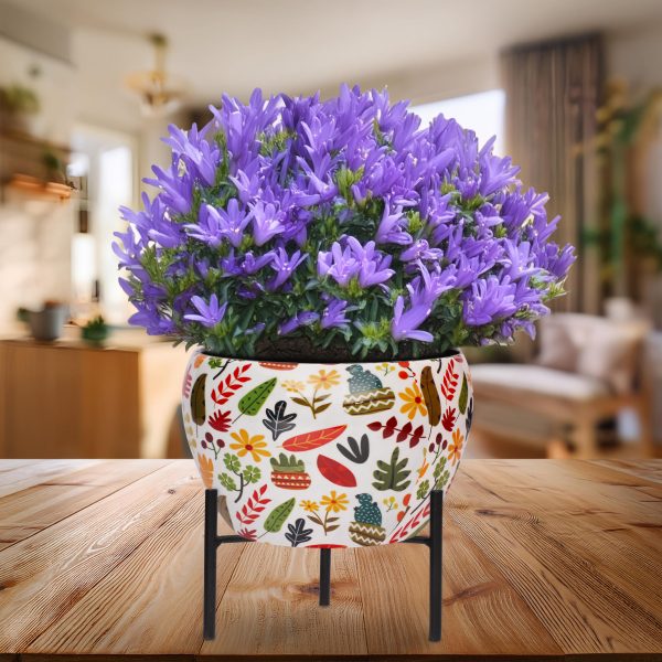 Printed Flower Pot