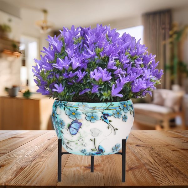 Printed Flower Pot