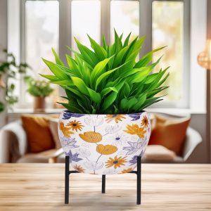 Printed Flower Pot