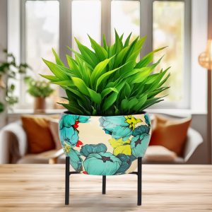 Printed Flower Pot