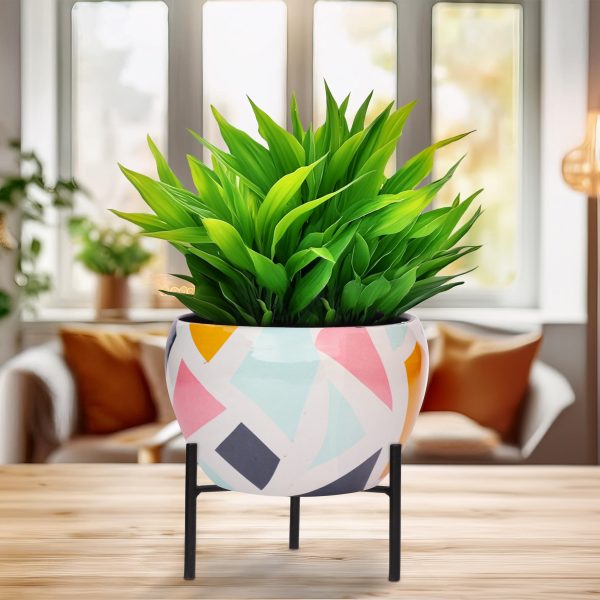 Printed Flower Pot