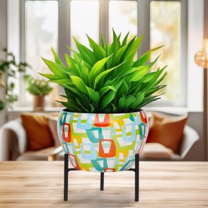 Printed Flower Pot