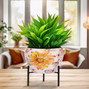 Printed Flower Pot