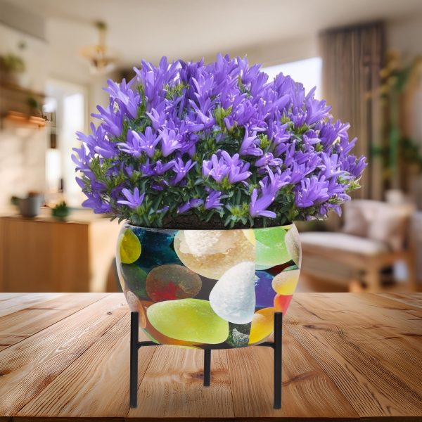 Printed Flower Pot