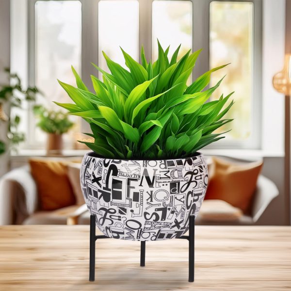 Printed Flower Pot