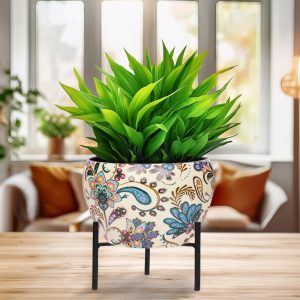 Printed Flower Pot