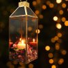 Scandinaviano Gold Lantern Light