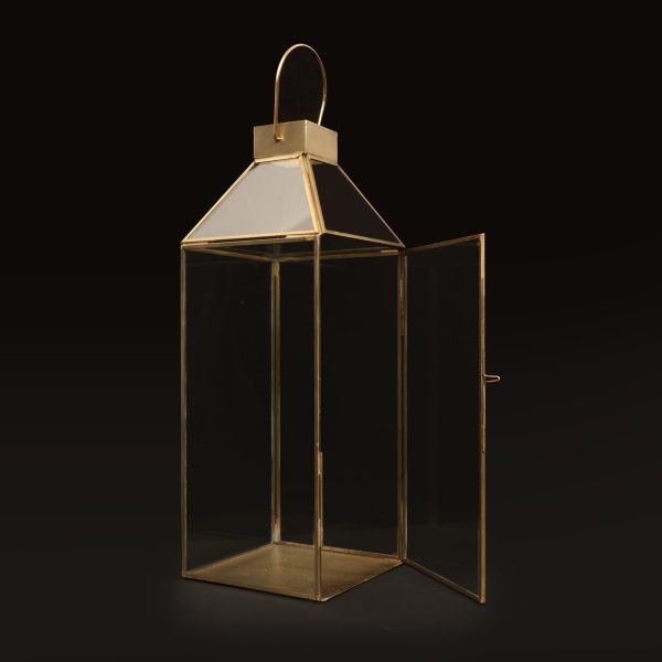 Scandinaviano Gold Lantern Light