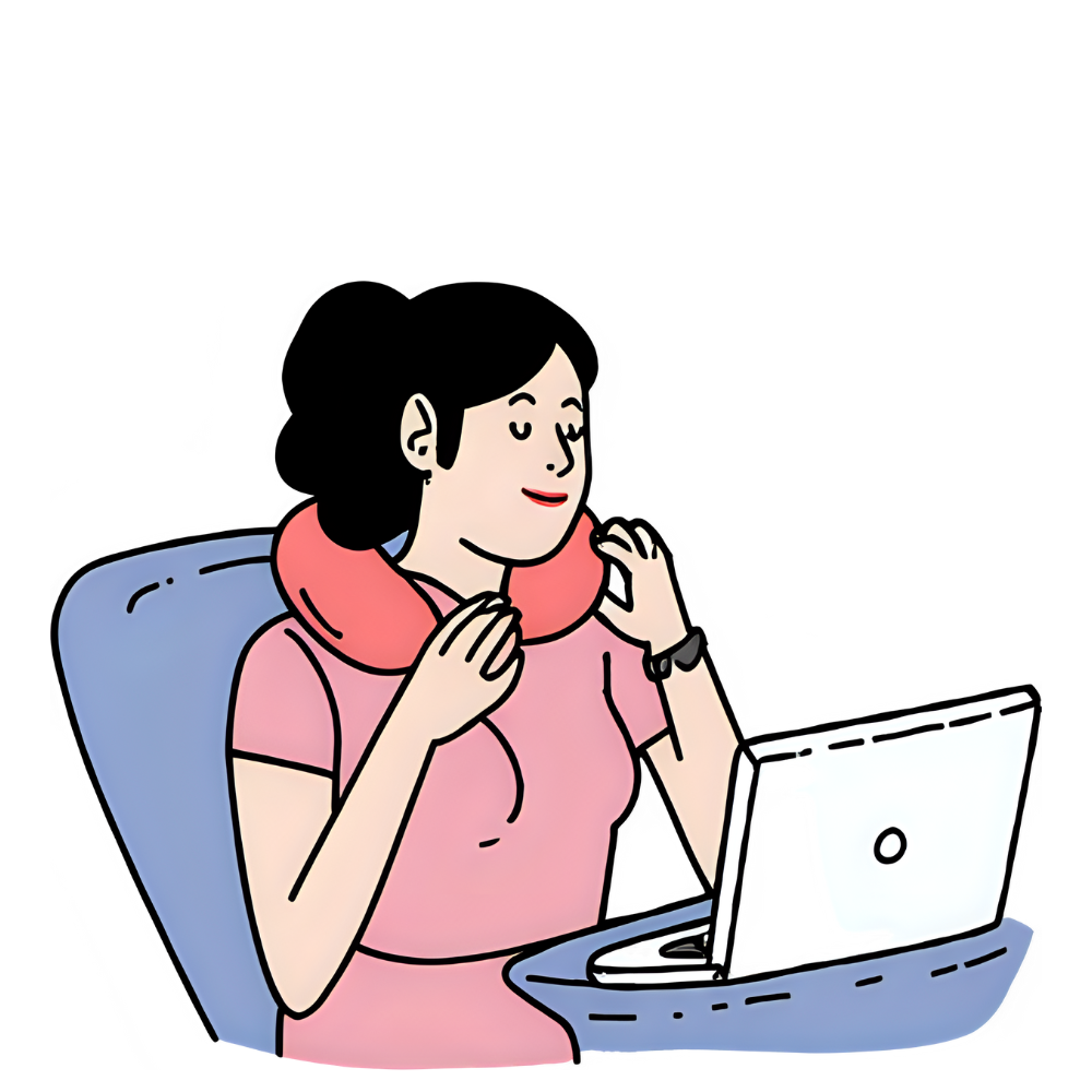 Travel neck pillow