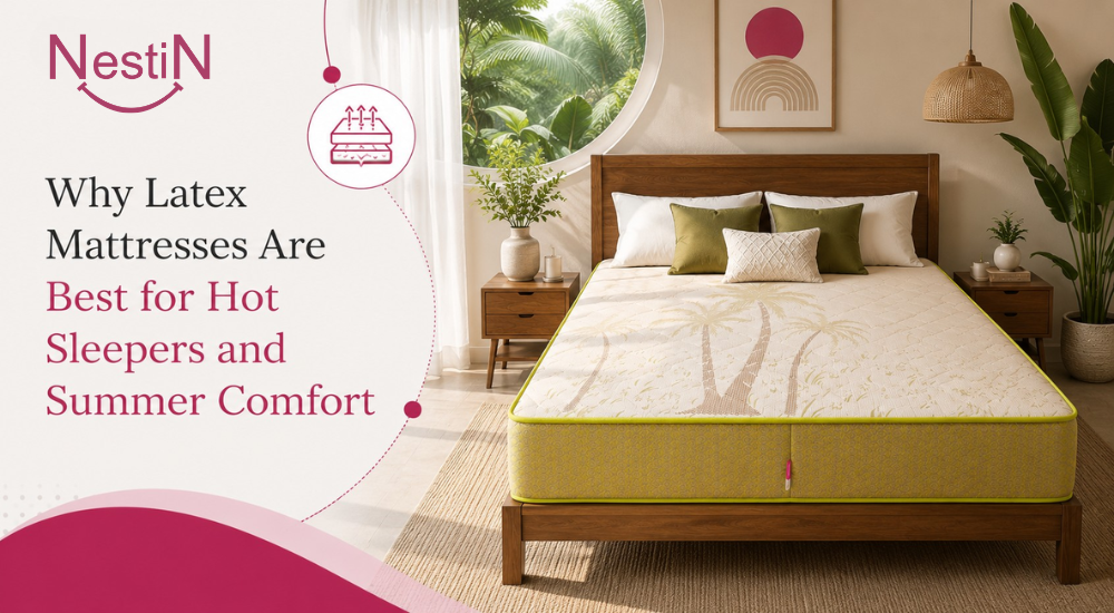 Why Latex Mattresses Are Best for Hot Sleepers and Summer Comfort