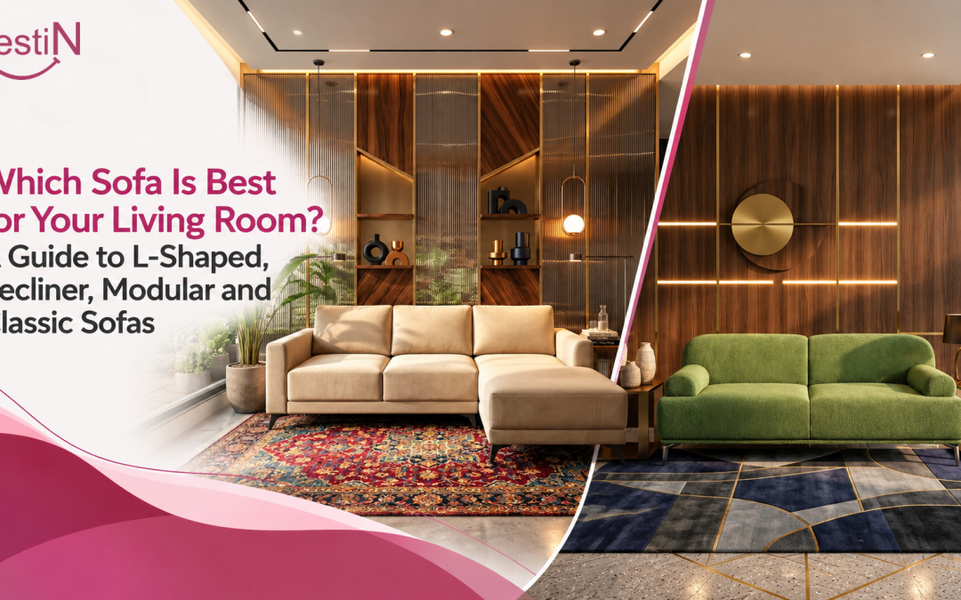 Which Sofa Is Best for Your Living Room? A Guide to L-Shaped, Recliner, Modular and Classic Sofas